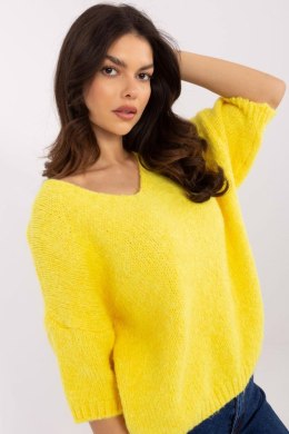 Sweter Damski Model MI-SW-2103.07 Yellow - Italy Moda