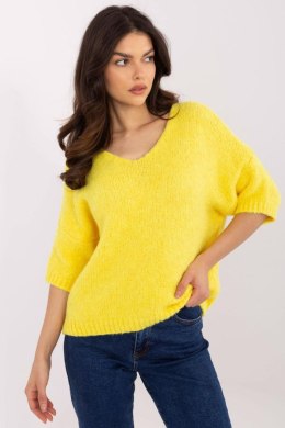 Sweter Damski Model MI-SW-2103.07 Yellow - Italy Moda