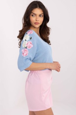 Sweter Damski Model MI-SW-7003.21 Light Blue - Italy Moda