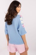 Sweter Damski Model MI-SW-7003.21 Light Blue - Italy Moda