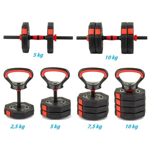 HANTLA KOMPOZYTOWA KETTLEBELL 2W1 10 KG EB FIT EB FIT HANTLA KOMPOZYTOWA KETTLEBELL 2W1 10 KG EB FIT EB FIT
