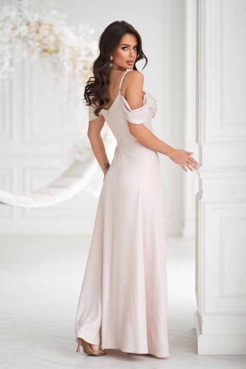 Sukienka Model 330-22 Beige - Bicotone Sukienka Model 330-22 Beige - Bicotone