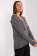 Sweter Damski Model LC-SW-A10-1.19P Dark Grey - Rue Paris