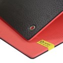 MFK03 RED-BLACK MATA FITNESS KLUBOWA Z OTWORAMI HMS PREMIUM HMS PREMIUM