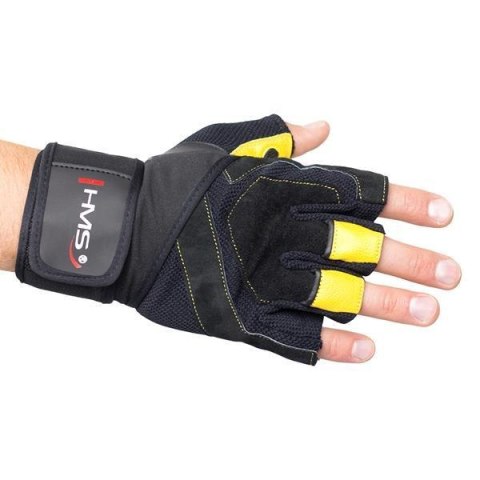 RST01 BLACK/YELLOW ROZM. M RĘKAWICE NA SIŁOWNIĘ HMS HMS RST01 BLACK/YELLOW ROZM. M RĘKAWICE NA SIŁOWNIĘ HMS HMS