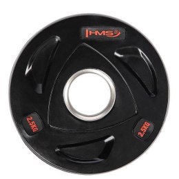 TOX02 CZARNY TALERZ OLIMPIJSKI OGUMOWANY 2.5 KG HMS HMS