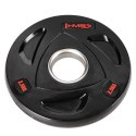 TOX02 CZARNY TALERZ OLIMPIJSKI OGUMOWANY 2.5 KG HMS HMS