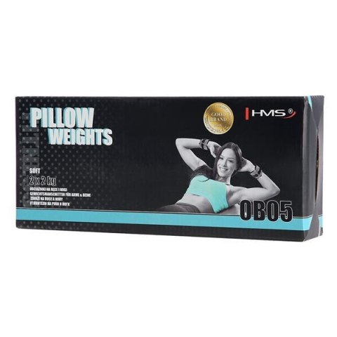 OB05 GRAY OBCIĄŻNIKI NA RĘCE I NOGI 2 x 2 KG HMS HMS OB05 GRAY OBCIĄŻNIKI NA RĘCE I NOGI 2 x 2 KG HMS HMS