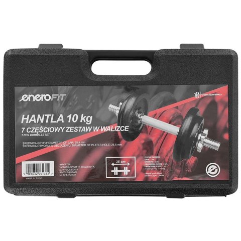 HANTLA ŻELIWNA 10 KG WALIZKA ENERO FIT EB FIT HANTLA ŻELIWNA 10 KG WALIZKA ENERO FIT EB FIT
