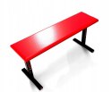 Ławka prosta do ćwiczeń ZIDER serii BLACK - RED - 450 kg Zider