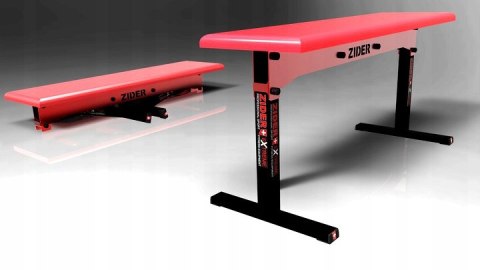 Ławka prosta do ćwiczeń ZIDER serii BLACK - RED - 450 kg Zider Ławka prosta do ćwiczeń ZIDER serii BLACK - RED - 450 kg Zider
