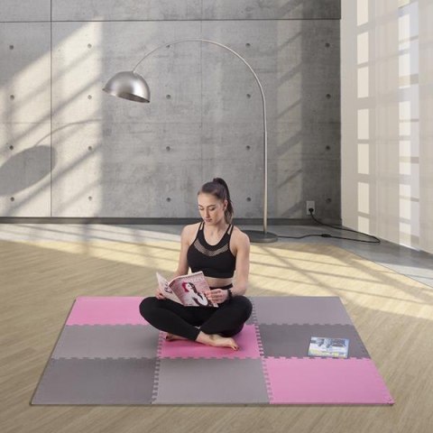 MP10 MATA PUZZLE POD SPRZĘT PINK-GREY 9 ELEMENTÓW 10MM ONE FITNESS MP10 MATA PUZZLE POD SPRZĘT PINK-GREY 9 ELEMENTÓW 10MM ONE FITNESS