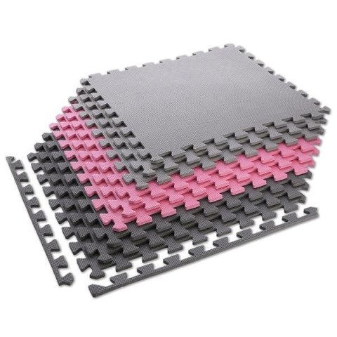 MP10 MATA PUZZLE POD SPRZĘT PINK-GREY 9 ELEMENTÓW 10MM ONE FITNESS MP10 MATA PUZZLE POD SPRZĘT PINK-GREY 9 ELEMENTÓW 10MM ONE FITNESS