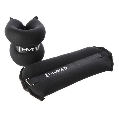 OB06 BLACK OBCIĄŻNIKI NA RĘCE I NOGI 2 x 3 KG HMS HMS OB06 BLACK OBCIĄŻNIKI NA RĘCE I NOGI 2 x 3 KG HMS HMS