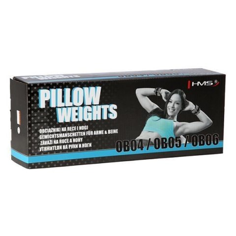 OB06 BLACK OBCIĄŻNIKI NA RĘCE I NOGI 2 x 3 KG HMS HMS OB06 BLACK OBCIĄŻNIKI NA RĘCE I NOGI 2 x 3 KG HMS HMS