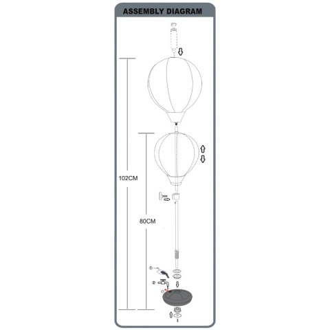 ZESTAW BOKSERSKI ENERO DLA DZIECI REGULOWANY 80-102CM I RĘKAWICE Enero ZESTAW BOKSERSKI ENERO DLA DZIECI REGULOWANY 80-102CM I RĘKAWICE Enero