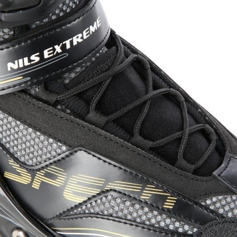 NA2150 CZARNO-ZŁOTY ROZM. 45 ŁYŻWOROLKI NILS EXTREME NILS EXTREME NA2150 CZARNO-ZŁOTY ROZM. 45 ŁYŻWOROLKI NILS EXTREME NILS EXTREME