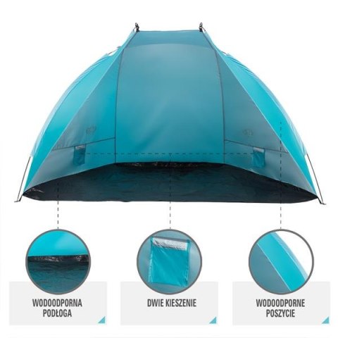 NC8030 TURKUSOWY NAMIOT PLAŻOWY 260X120X120 CM NILS CAMP NILS CAMP NC8030 TURKUSOWY NAMIOT PLAŻOWY 260X120X120 CM NILS CAMP NILS CAMP