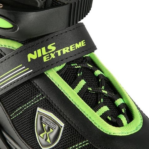 NA19088 CZARNO-ZIELONY ROZM. M (35-38) ŁYŻWOROLKI NILS EXTREME NILS EXTREME NA19088 CZARNO-ZIELONY ROZM. M (35-38) ŁYŻWOROLKI NILS EXTREME NILS EXTREME