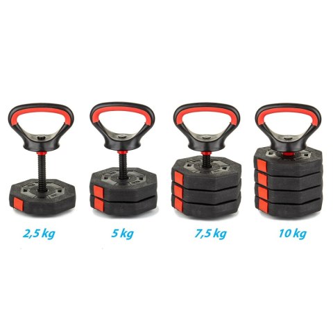 HANTLA KOMPOZYTOWA KETTLEBELL 10 KG(4X2,5KG) EB FIT EB FIT HANTLA KOMPOZYTOWA KETTLEBELL 10 KG(4X2,5KG) EB FIT EB FIT