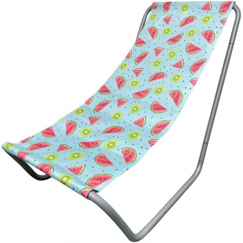 LEŻAK OGRODOWO PLAŻOWY SKŁADANY Z TORBĄ FRUIT MELON Enero Camp LEŻAK OGRODOWO PLAŻOWY SKŁADANY Z TORBĄ FRUIT MELON Enero Camp