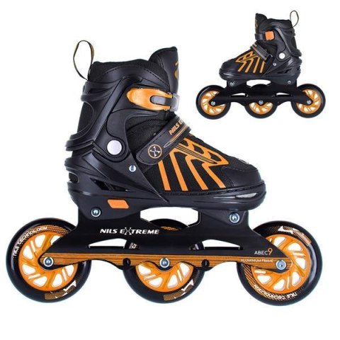 NA18812 A POMARAŃCZOWE ROZM. L (39-43) ŁYŻWOROLKI NILS EXTREME NILS EXTREME NA18812 A POMARAŃCZOWE ROZM. L (39-43) ŁYŻWOROLKI NILS EXTREME NILS EXTREME