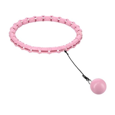 HHW02 HULA HOP LIGHT PINK Z WYPUSTKAMI I OBCIĄŻNIKIEM HMS HMS HHW02 HULA HOP LIGHT PINK Z WYPUSTKAMI I OBCIĄŻNIKIEM HMS HMS