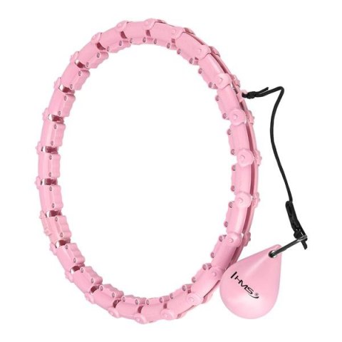 HHW02 HULA HOP LIGHT PINK Z WYPUSTKAMI I OBCIĄŻNIKIEM HMS HMS HHW02 HULA HOP LIGHT PINK Z WYPUSTKAMI I OBCIĄŻNIKIEM HMS HMS