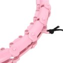 HHW02 HULA HOP LIGHT PINK Z WYPUSTKAMI I OBCIĄŻNIKIEM HMS HMS