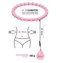 HHW02 HULA HOP LIGHT PINK Z WYPUSTKAMI I OBCIĄŻNIKIEM HMS HMS