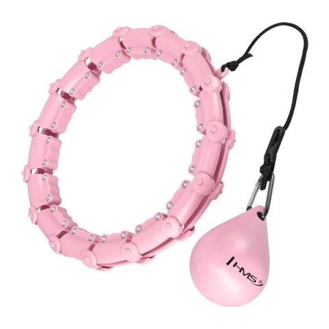 HHW02 HULA HOP LIGHT PINK Z WYPUSTKAMI I OBCIĄŻNIKIEM HMS HMS HHW02 HULA HOP LIGHT PINK Z WYPUSTKAMI I OBCIĄŻNIKIEM HMS HMS