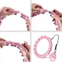 HHW02 HULA HOP LIGHT PINK Z WYPUSTKAMI I OBCIĄŻNIKIEM HMS HMS