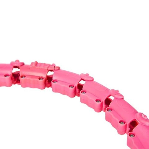 OHA02 HULA HOP PINK Z WYPUSTKAMI I OBCIĄŻNIKIEM ONE FITNESS ONE FITNESS OHA02 HULA HOP PINK Z WYPUSTKAMI I OBCIĄŻNIKIEM ONE FITNESS ONE FITNESS