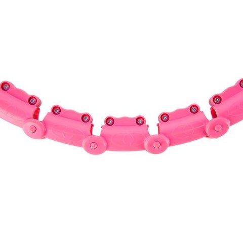 OHA02 HULA HOP PINK Z WYPUSTKAMI I OBCIĄŻNIKIEM ONE FITNESS ONE FITNESS OHA02 HULA HOP PINK Z WYPUSTKAMI I OBCIĄŻNIKIEM ONE FITNESS ONE FITNESS