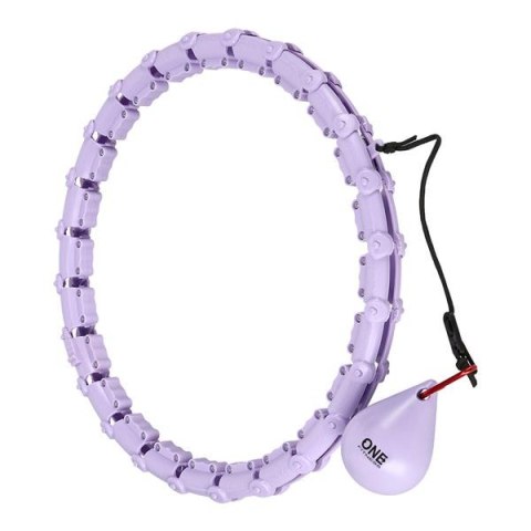 OHA02 HULA HOP VIOLET Z WYPUSTKAMI I OBCIĄŻNIKIEM ONE FITNESS ONE FITNESS OHA02 HULA HOP VIOLET Z WYPUSTKAMI I OBCIĄŻNIKIEM ONE FITNESS ONE FITNESS