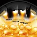 HHM13 HULA HOP BLACK/GOLD Z MAGNESAMI I OBCIĄŻNIKIEM + LICZNIK HMS HMS