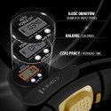 HHM13 HULA HOP BLACK/GOLD Z MAGNESAMI I OBCIĄŻNIKIEM + LICZNIK HMS HMS