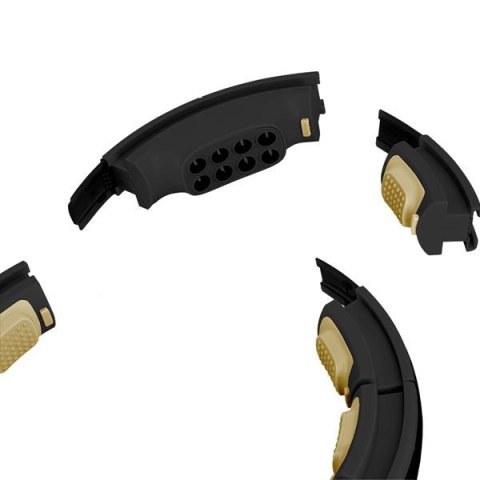 HHM13 HULA HOP BLACK/GOLD Z MAGNESAMI I OBCIĄŻNIKIEM + LICZNIK HMS HMS HHM13 HULA HOP BLACK/GOLD Z MAGNESAMI I OBCIĄŻNIKIEM + LICZNIK HMS HMS