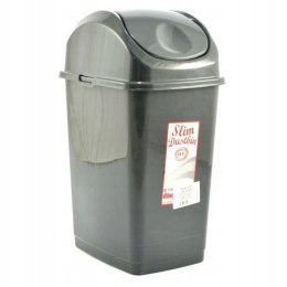 Pojemnik uchylny SLIM 18 l popielaty 290x235x461 Katex