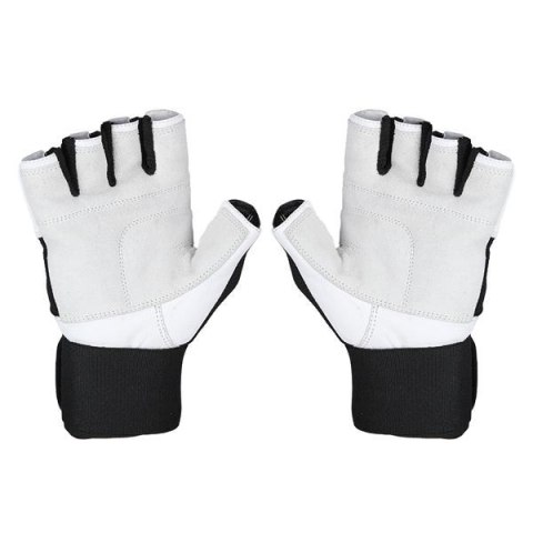 RST04 WHITE-BLACK ROZM. M RĘKAWICE NA SIŁOWNIĘ HMS HMS RST04 WHITE-BLACK ROZM. M RĘKAWICE NA SIŁOWNIĘ HMS HMS