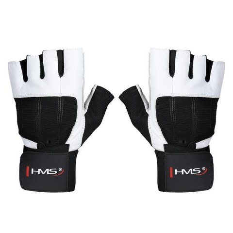 RST04 WHITE-BLACK ROZM. S RĘKAWICE NA SIŁOWNIĘ HMS HMS