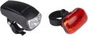 ZESTAW LAMP ROWEROWYCH LED PRZÓD + TYŁ DUNLOP Dunlop