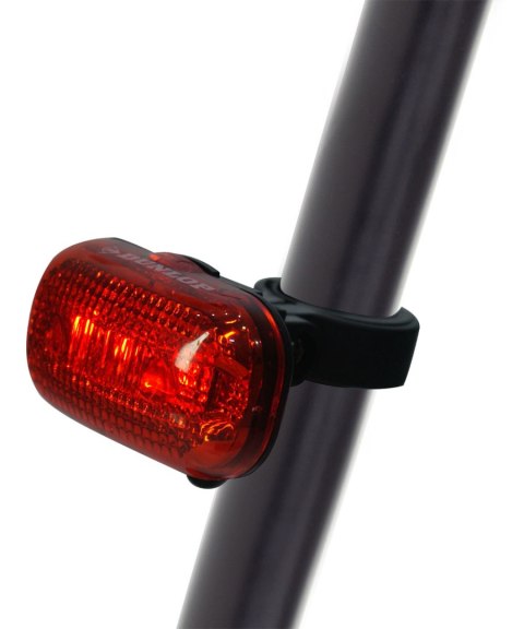 ZESTAW LAMP ROWEROWYCH LED PRZÓD + TYŁ DUNLOP Dunlop ZESTAW LAMP ROWEROWYCH LED PRZÓD + TYŁ DUNLOP Dunlop
