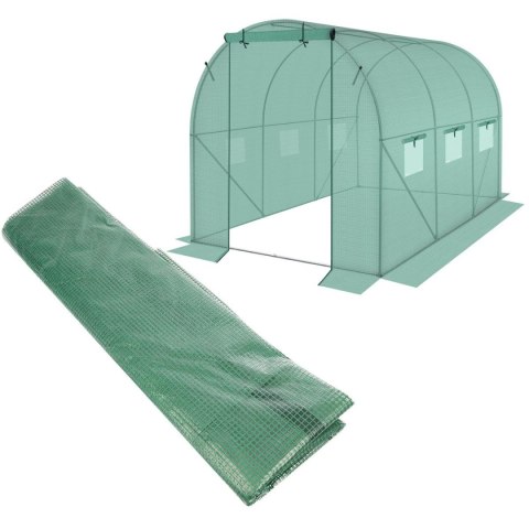 FOLIA POSZYCIE COVER NA TUNEL OGRODOWY SZKLARNIĘ 200x300x200CM ZIELONA Saska Garden FOLIA POSZYCIE COVER NA TUNEL OGRODOWY SZKLARNIĘ 200x300x200CM ZIELONA Saska Garden