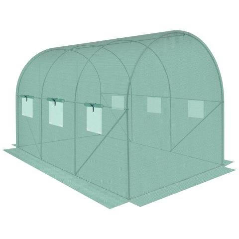 FOLIA POSZYCIE COVER NA TUNEL OGRODOWY SZKLARNIĘ 200x300x200CM ZIELONA Saska Garden FOLIA POSZYCIE COVER NA TUNEL OGRODOWY SZKLARNIĘ 200x300x200CM ZIELONA Saska Garden