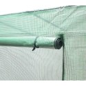 SZKLARNIA DO POMIDORÓW OGÓRKÓW 200x77x168-150CM PE ZIELONA Saska Garden