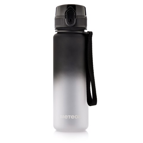 Bidon sportowy Meteor 500 ml czarny/biały Meteor Bidon sportowy Meteor 500 ml czarny/biały Meteor