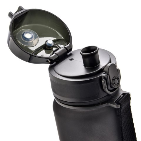 Bidon sportowy Meteor 500 ml czarny/biały Meteor Bidon sportowy Meteor 500 ml czarny/biały Meteor