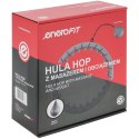 HULA HOP Z MASAŻEREM I OBCIĄŻENIEM SZARY ENERO FIT Enero