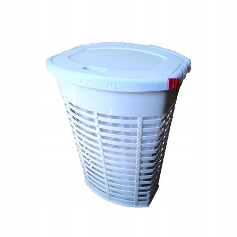 Kosz na bieliznę PALM 50 L BIAŁY Katex Kosz na bieliznę PALM 50 L BIAŁY Katex